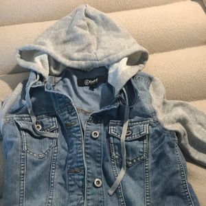 Jean jacket sweater